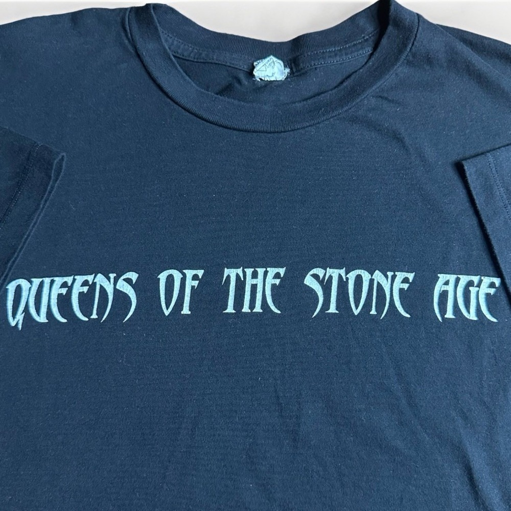 Queens of the Stone Age Band Shirt Mens Large Black Grunge Night Never Remember